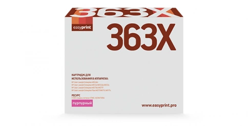 Картридж EasyPrint LH-CF363X (CF363X) для HP Enterprise M552dn, M553n, M553dn, M553x, MFP M577 (9500 стр.) пурпурный, с чипом фото 1