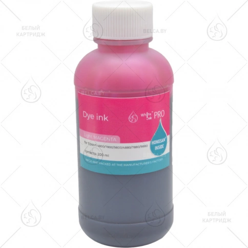 Чернила Epson 4800/7800/9800/4880/7880/9880 (Dye), 200 мл., Light Magenta, Hongsam фото 1