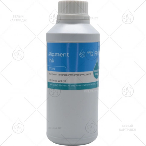 Чернила Epson 7900/9900/7890/7990/7700/9700 (Pigment), 500 мл., Cyan, Hongsam фото 1