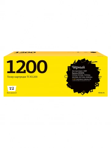 Картридж T2 TC-K1200 (TK-1200) для Kyocera ECOSYS P2335d, P2335dn, P2335dw, M2235dn, M2735dn, M2835dw (3000 стр.) черный, с чипом фото 1