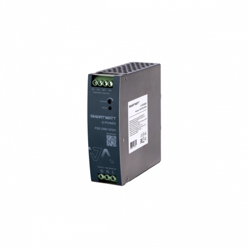 Импульсный блок питания SMARTWATT PSE DRN 12120 S-POWER, 12 В, 120 Вт, 10 А фото 1