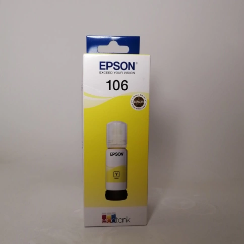 Чернила оригинальные Epson 106 (L7160/L7180) Yellow фото 1
