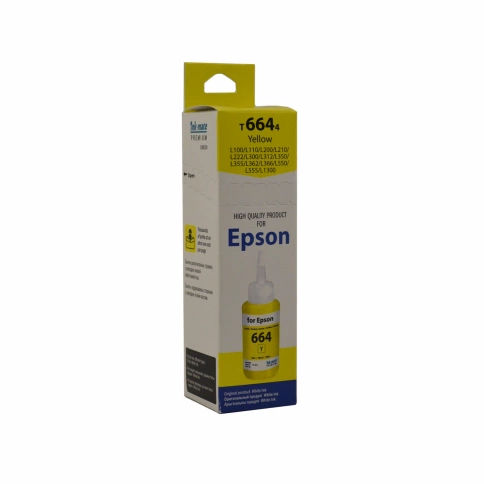 Чернила Epson EIMB-200 (L100/110/200/210/300/350/355) (T6644), 70 мл, Yellow, Ink-mate (оригинальная упаковка) фото 1