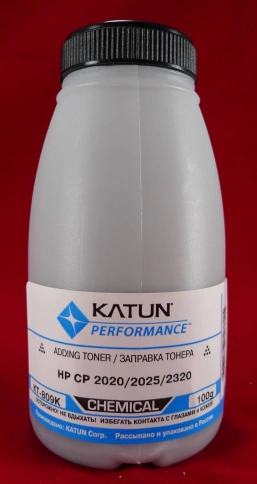 Тонер HP CP 2020/2025/CM2320/M351/M375/M451/M475 Black, химический (фл. 100г) Katun фас. России фото 1