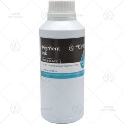 Чернила HP Z2100/6100/B9180/T610/1100/1120/770 (Pigment), 500 мл., Black Matte, Hongsam фото 1