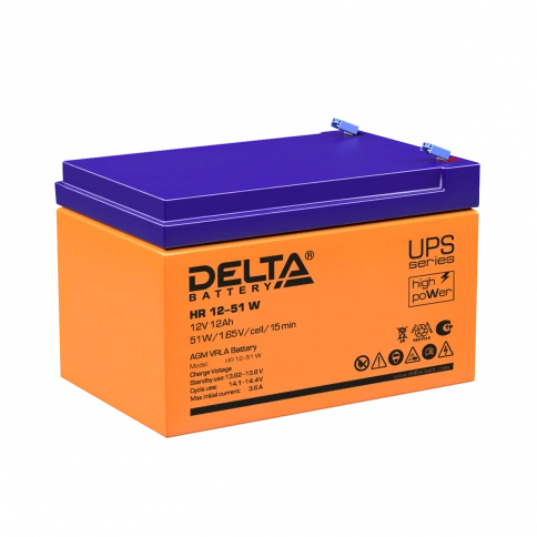 HR 12-51 W Delta Аккумуляторная батарея фото 1