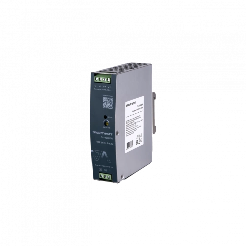 Импульсный блок питания SMARTWATT PSE DRN 2475 S-POWER, 24 В, 75 Вт, 3,2 А фото 1