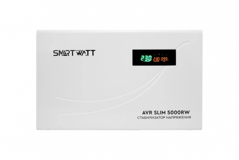 Настенный стабилизатор напряжения SMARTWATT AVR SLIM 5000RW фото 1