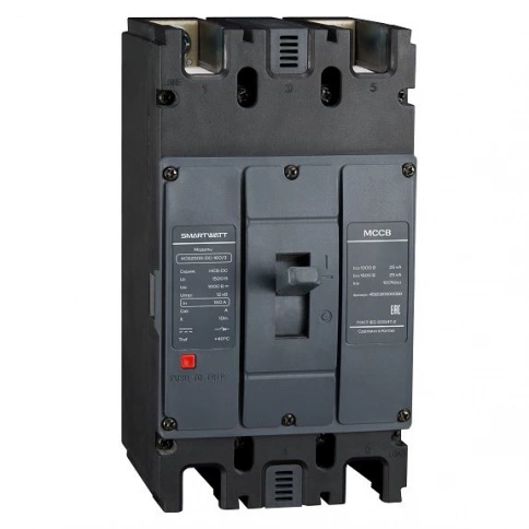 Автоматический выключатель в литом корпусе SMARTWATT PDE HCB250B-DC-160/3, 160 А, 3P, 25 кА фото 1