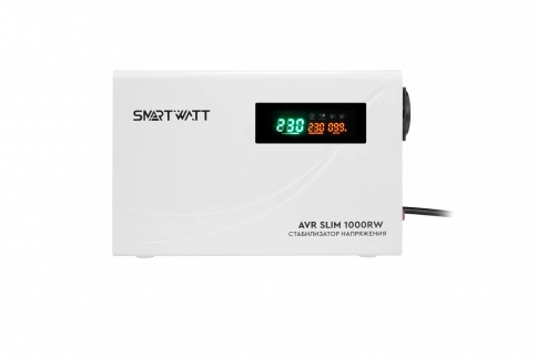 Настенный стабилизатор напряжения SMARTWATT AVR SLIM 1000RW фото 1