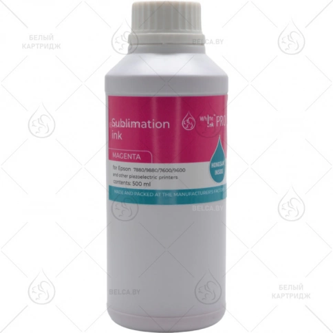 Чернила Epson 7880/9880/7600/9600 and other piezoelectric printers (Sublimation), 500 мл., Magenta, Hongsam фото 1