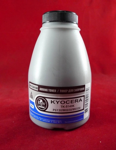 Тонер для Kyocera TK-5140K, P6130/M6030/M6530 Black (фл. 160г) 7K B&W Premium фото 1