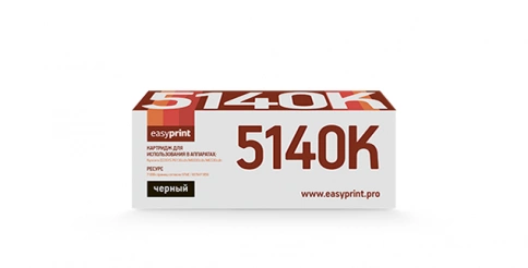 Тонер-картридж EasyPrint LK-5140K (TK-5140K) для Kyocera ECOSYS M6030cdn, M6530cdn, P6130cdn (7000 стр.) черный, с чипом фото 1