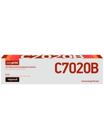 Лазерный картридж EasyPrint LX-C7020B (106R03745) для Xerox VersaLink C7020, C7025, C7030 (23600 стр.) черный, с чипом фото 1