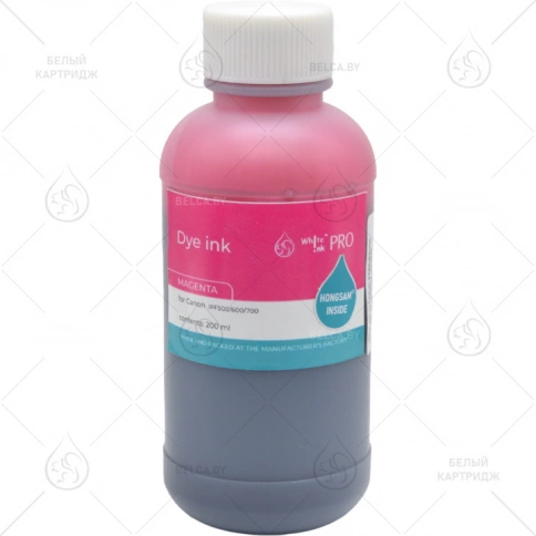 Чернила Canon IPF500/600/700 (Dye), 200 мл., Magenta, Hongsam фото 1