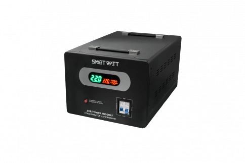 Напольный стабилизатор напряжения SMARTWATT AVR TOWER 10000RF фото 1