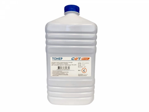Тонер (CPT) + носитель CE28 TN-324C для KONICA MINOLTA Bizhub C258/308/368 (Japan) Cyan, 550г/бут, CET111053550 фото 1