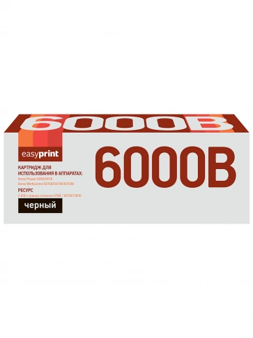 Тонер-картридж EasyPrint LX-6000B (106R01634) для Xerox Phaser 6000, 6010N, WorkCentre 6015 (2000 стр.) черный, с чипом фото 2