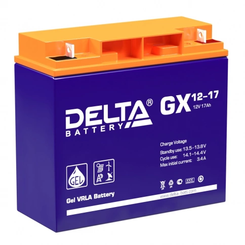 GX 12-17 Delta Аккумуляторная батарея фото 1