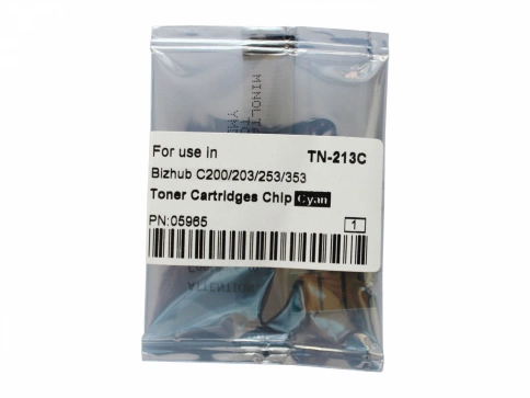 Чип картриджа для KONICA MINOLTA Bizhub C200/C200E/C203/C253/C353 (CET) Cyan, (WW), 20000 стр., (унив.), CET5965 фото 1