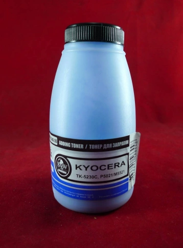 Тонер для Kyocera TK-5230C, P5021/M5521 Cyan (фл. 35г) 2.2K B&W Premium фас.Россия фото 1