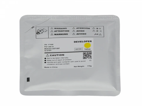 Девелопер IU-214Y для KONICA MINOLTA Bizhub C227/C287 (CET) Yellow, 170г, 90000 стр., CET171040 фото 1