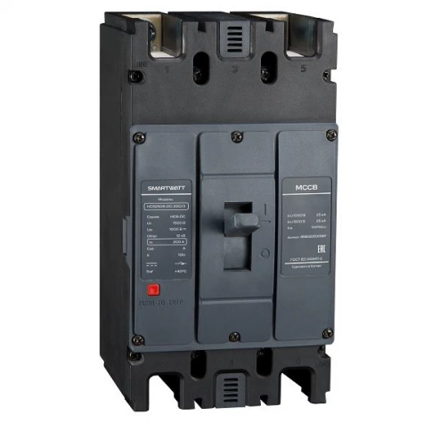 Автоматический выключатель в литом корпусе SMARTWATT PDE HCB250B-DC-200/3, 200 А, 3P, 25 кА фото 1