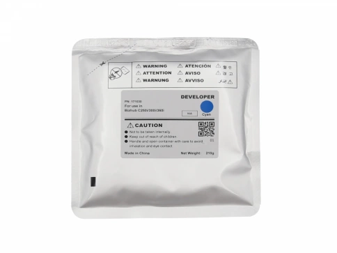 Девелопер для KONICA MINOLTA Bizhub C250i/300i/360i (CET) Cyan, 210г, 1000000 стр., CET171030 фото 1