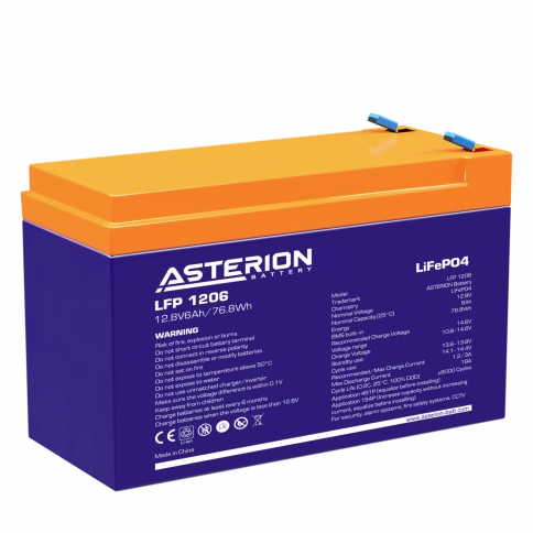 Литий-ионная аккумуляторная батарея Asterion Battery LFP 1206 фото 1