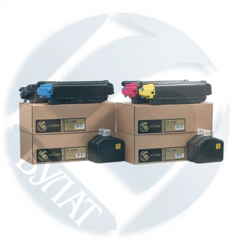 Тонер-картридж Kyocera ECOSYS P6235 TK-5280 (11k) Yellow БУЛАТ s-Line фото 1