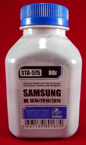 Тонер SAMSUNG ML-1610/1615/2010/2015 (фл. 80г) B&W Standart фас.Россия фото 1